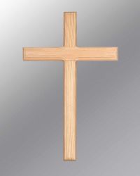 Holzkreuz aus Lerchenholz natur 15 x 22 cm