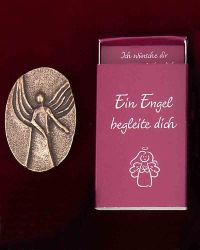 Handschmeichler "Ein Engel begleite dich", 4 cm hoch