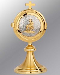 Custodia mit Lamm Gottes Symbol, 22 cm hoch