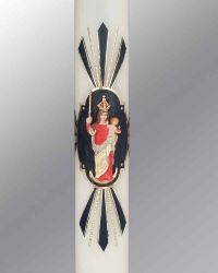 Marienkerze 500/80 Ausstellungsst�ck