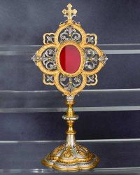 Reliquary in beautiful baroque style