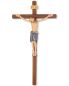 Preview: Wandkreuz Holz 29 cm Christus geschnitzt 13 cm