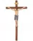 Mobile Preview: Wandkreuz Holz 29 cm Christus geschnitzt 13 cm