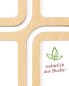 Preview: Wandkreuz aus Buchenholz 20 x 11 cm durchbrochen