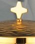 Preview: Ziborium mit gehämmerter Wellenstruktur 14 cm