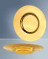 Preview: Kelchpatene Messing poliert Tellerform vergoldet 14 cm Ø
