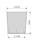 Preview: 50 Kerzen 60 x 50 mm RAL mit Becher "Licht der Welt"