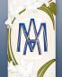 Preview: Marienkerze 400 x 70 mm Ave Maria mit Liliendekor