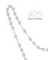 Preview: Rosenkranz Sterling Silber 925, große Perlen 6 mm Ø