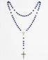 Preview: Rosenkranz Sterling Silber 925 Lapislazuli Perlen 6 mm Ø