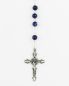 Preview: Rosenkranz Sterling Silber 925 Lapislazuli Perlen 6 mm Ø