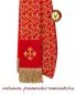 Preview: Nikolausbekleidung rot/gold Brokat barockes Design