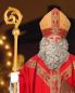 Preview: Nikolaus - Bart mittel, grau, aus deutscher Fertigung