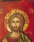 Mobile Preview: Ikone Christus Pantokrator 20 x 16 cm Antikfassung