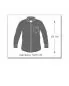 Preview: Collarhemd Romano Baumwolle Schwarz Langarm Gr. XL