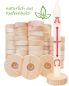 Preview: Holzleuchter Kiefernholz natur 50 mm Ø, 14 mm hoch