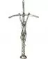 Preview: Vortragekreuz versilbert 22 x 44 cm "Papstkreuz"