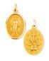 Preview: Wunderbare Medaille 12 mm 8ct Gold 333 Marienmedaille