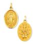 Preview: Wundertätige Medaille 22 mm Gold Double