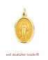 Preview: Wunderbare Medaille 14 mm Marienmedaille 18ct Gold 750 Preview: Wunderbare Medaille 14 mm Marienmedaille 18ct Gold 750