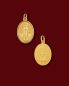 Preview: Wunderbare Medaille 16 mm Anhänger 14 ct Gold 585