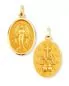 Preview: Wunderbare Medaille 14 mm 14ct. Gold 585 Marienmedaille Preview: Wunderbare Medaille 14 mm 14ct. Gold 585 Marienmedaille