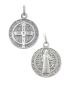 Preview: Benediktus Medaille 25 mm Ø Sterling Silber 925