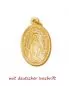 Preview: 150 Wundertätige Medaillen Alu gold eloxiert 16 mm