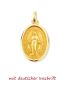 Preview: Wundertätige Medaille 12 x 14 mm 18 ct Gold 750
