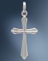 Preview: Kreuz Anhänger klassisch 13 x 20 mm 925 Silber