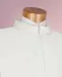 Preview: Priesteralbe 155 cm creme mit Webbordüre grau/beige