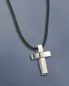 Preview: Schmuckkreuz 20 x 30 mm Edelstahl mit Lederkordel Preview: Schmuckkreuz 20 x 30 mm Edelstahl mit Lederkordel