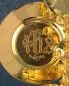Preview: Kelchpatene Sterling Silber IHS 14,5 cm Ø vergoldet