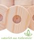 Preview: Holzleuchter Kiefernholz natur 50 mm Ø, 14 mm hoch