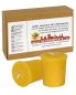 Preview: 6 Stumpenkerzen 45 x 50 mm konisch 100% Bienenwachs gelb