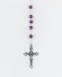 Preview: Rosenkranz Sterling Silber Amethyst Perlen 6 mm Ø
