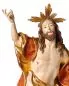 Preview: Auferstehungschristus mit Fahne 60 cm Blattgold