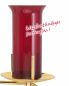 Preview: Ewiglichtwandarm mit Glas Messing 33 cm Ausladung