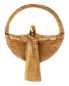 Preview: Bronze Figur Jesus Kreisrelief in 14,5 x 11 cm