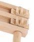 Preview: Karfreitags - Holzratsche Buchenholz, 15 x 15 cm