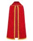Preview: Sternsingermantel Samt rot, Größe S, Länge 95 cm