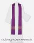 Mobile Preview: Nikolausmantel violett Nikolauskleidung mit Stola