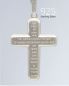 Preview: Kreuz Sterling Silber "der Herr ist mein Hirte" 22 x 28 mm