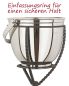 Preview: Weihwasserständer mit Weihwasserkessel Edelstahl