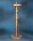 Preview: Standleuchter 50 cm hoch solide Bronze, Handarbeit