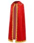 Preview: Sternsingermantel Samt rot, Größe S, Länge 95 cm