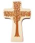 Preview: Wandkreuz aus Zirbenholz "Lebensbaum" 14 x 21 cm