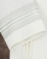 Preview: Priesteralbe 150 cm creme Wollmix Webbordüre grau/beige