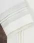 Mobile Preview: Priesteralbe 150 cm creme Wollmix Webbordüre grau/beige