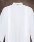 Mobile Preview: Albe mit Stehkragen 160 cm, Polyester weiß knitterarm